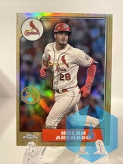 Nolan Arenado 2022 Topps Chrome 35th Anniversary 1987 Insert #87BC-5 Cardinals